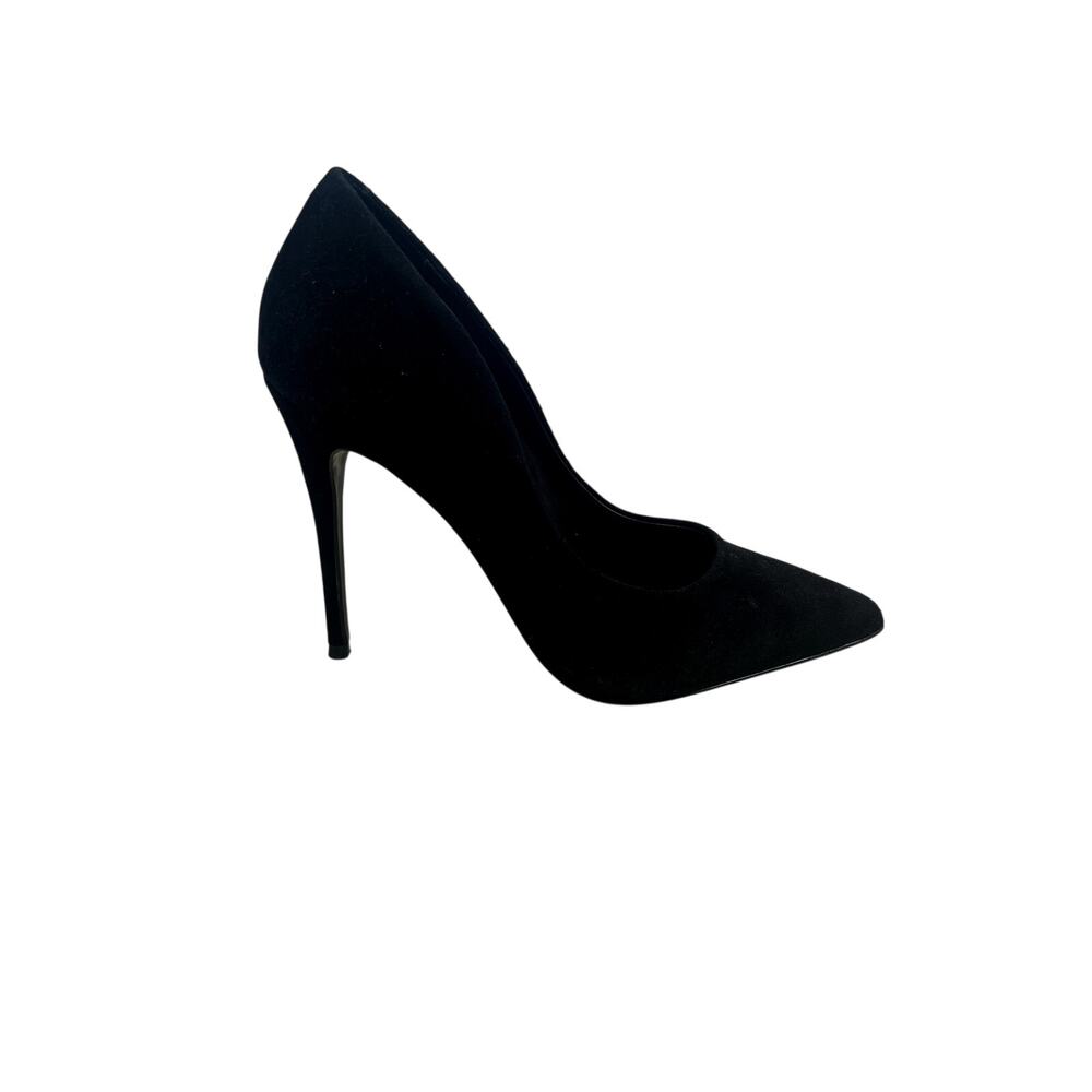 Steve Madden Black Suede Pointed Toe Pumps – Size 7 - Picture 6 of 13